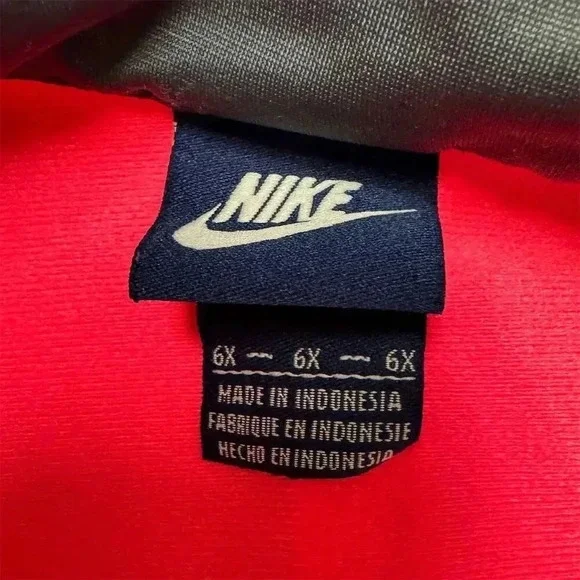 Nike Kids 2-Piece Tracksuit Set 6X Pink Grey Jacket & Pants - Picture 7 of 9